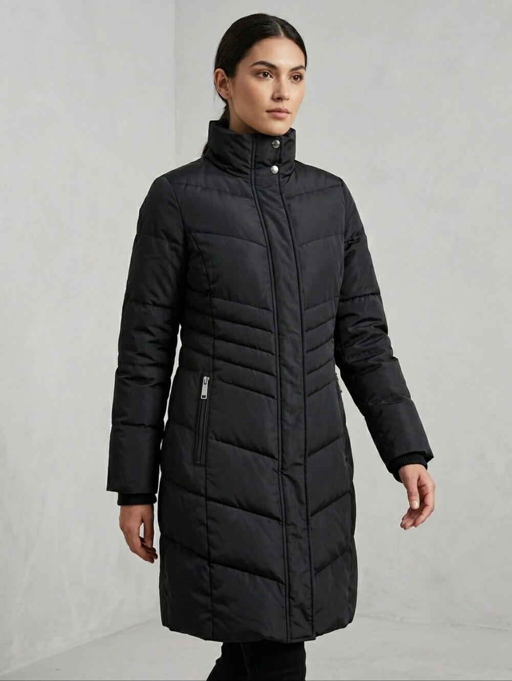 Cleo Down Black Women's Coat